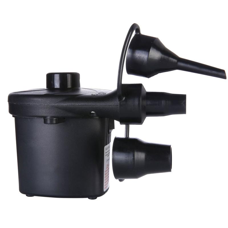 Longgrat Car Auto 12V 3 Nozzles Inflatable Air Suction Pump Electric Compressor Accessory 6