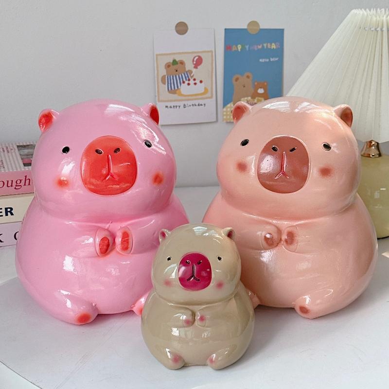 HEO ĐẤT Chuột CAPYBARA TO LỖ TRÒN C20xD19xR13 siêu dễ thương đáng yêu | quà tặng trang trí heo đất tiết kiệm Tiệm Heo Soda