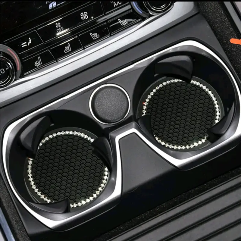 Car Coaster Water Cup Bottle Holder Anti-slip Pad Mat Silica Gel Waterproof For Interior Decoration Car Styling Accessories Car 0