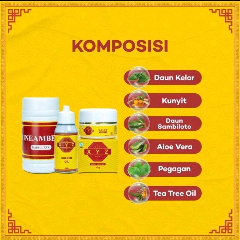 Paket Komplit XI YAOPIN ZHI Cream-oil-kapsul Suplemen Wasir Asli Original Bpom 1