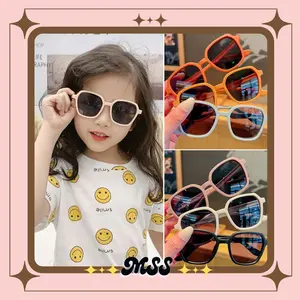 MSS Kacamata Anak Perempuan Korea Fashion Lucu 6621 Kaca Mata Laki Laki Hitam New Trend Terbaru Kotak High Quality Kids Sunglasses Transparan Import