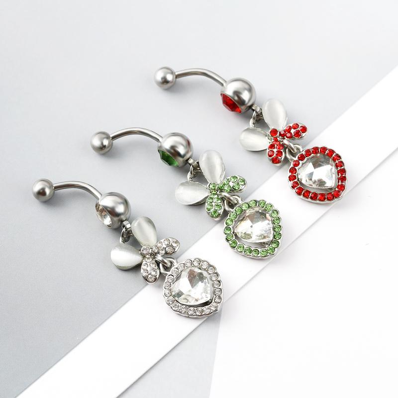 Product Introduction of Khuyên Rốn Zirconia Hình Bướm, Chất Liệu Thép Không Gỉ, Thiết Kế Mới, Với Móng Tay Khuyên Rốn, Trang Sức Xỏ Lỗ Cơ Thể 17