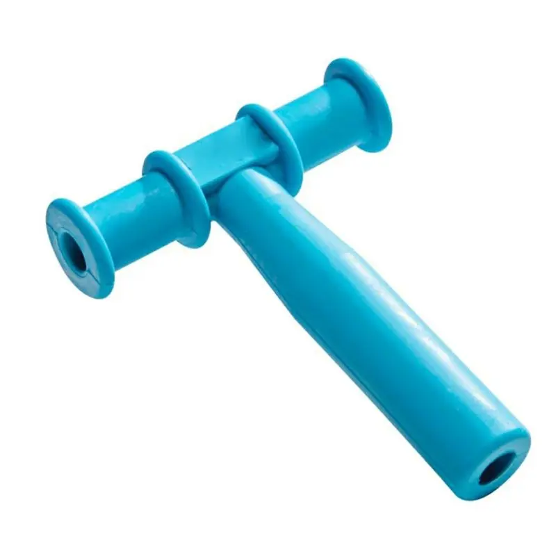 Teether speech delay bentuk huruf T alat terapi telat bicara anak autis bayi adhd oral sensorik stimulasi silikon mainan latihan kunyah oromotor baby sensori tekstur mpasi GTM tumbuh gigi peluit hiperaktif gigit wicara chewy tubes chewing tube 6