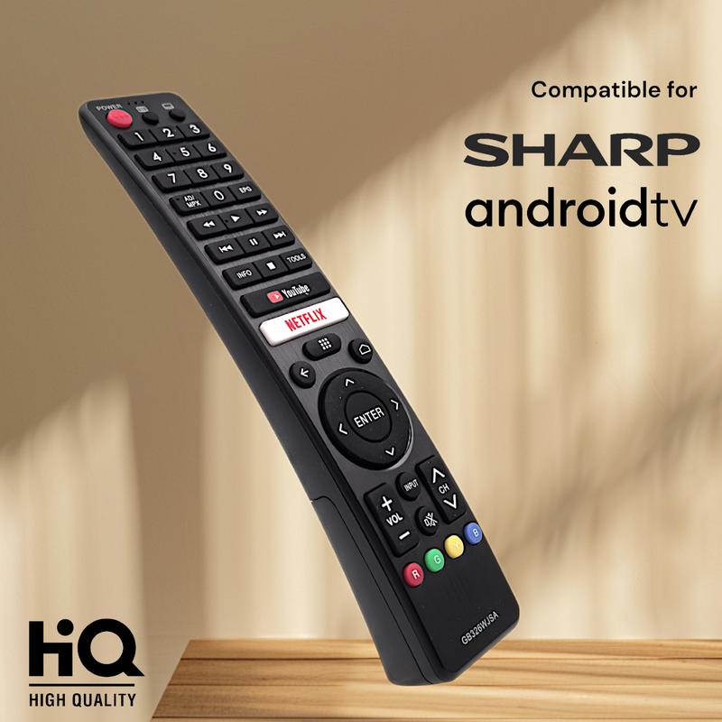 Điều Khiển Từ Xa Thay Thế Cho TV Thông Minh Android Sharp Youtube Netflix, GB326WJSA 4