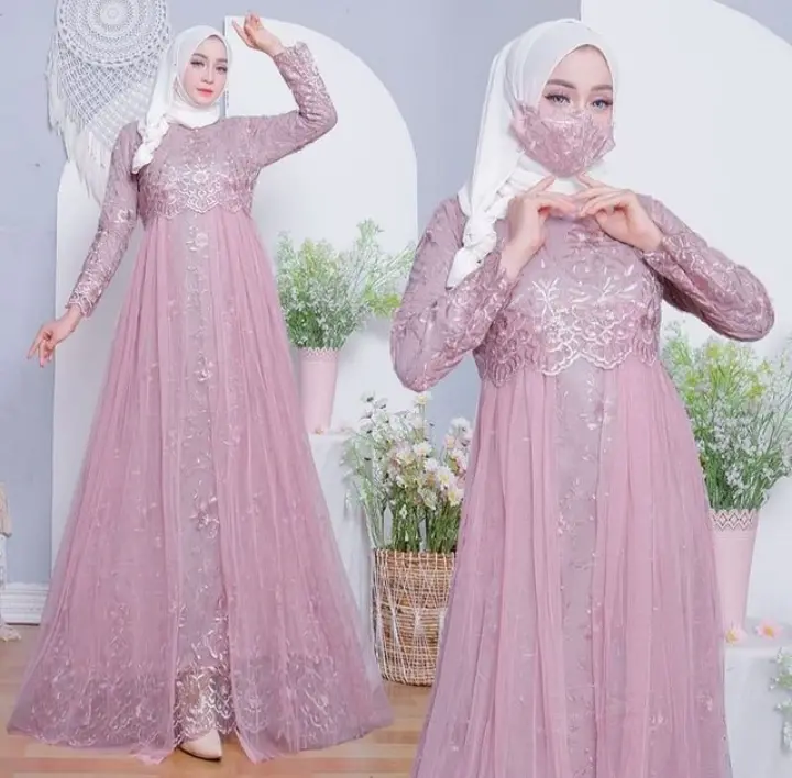 Gamis Layla Tile Tutu -  Gamis Pesta Tile 3