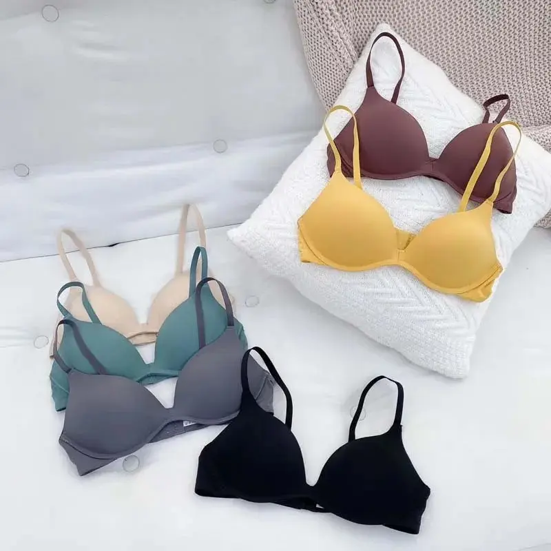 Backless Bras for Women Seamless Underwear  Lingerie 3/4 Cup Bralette Top Wireless Brassiere Intimates Comfort T Shirt Bra