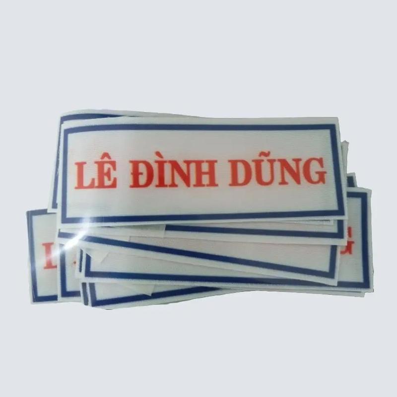 20 cái bảng tên phù hiệu học sinh dùng để ủi lên quần áo sử dụng trong trường học miếngdán xébảngtên thẻ tên