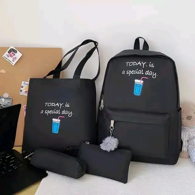 Tan Ransel backpack fashions wanita korea stylish 4in1 terlaris