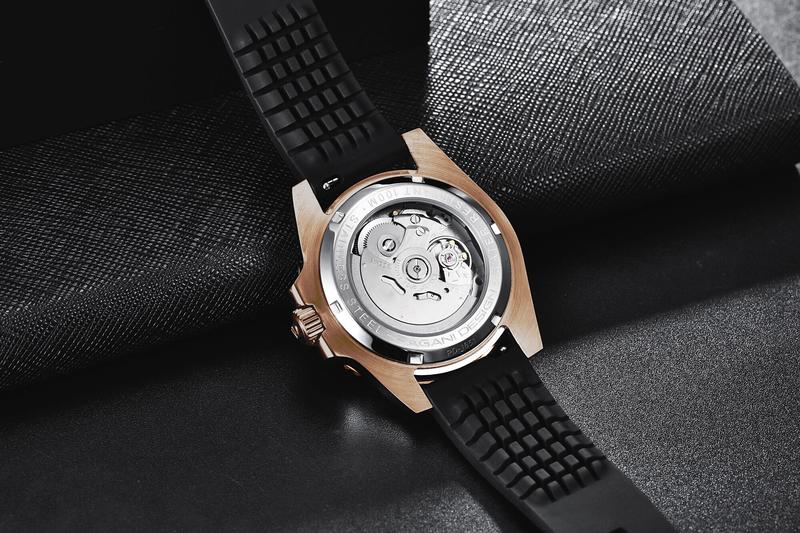 Product Introduction of Jam Tangan Mekanikal Lelaki Sukan, REKA BENTUK PAGANI, Mewah Nilam, Jam Tangan Automatik untuk Lelaki, Keluli Tahan Karat, Kalis Air, Jam 16