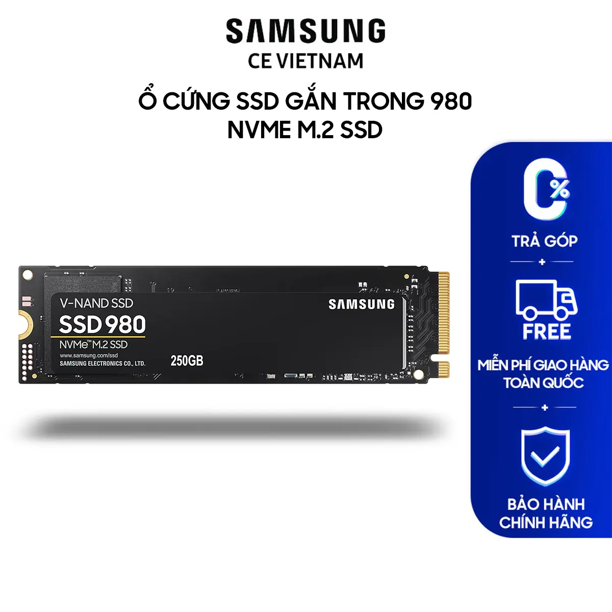 Ổ cứng gắn trong Samsung SSD 980 NVMe M.2 SSD
