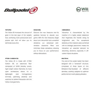 Ready Raket Padel Bullpadel Vertex 05 2026 White Black Terbaru Big Sale Terbaru Termurah Terlaris