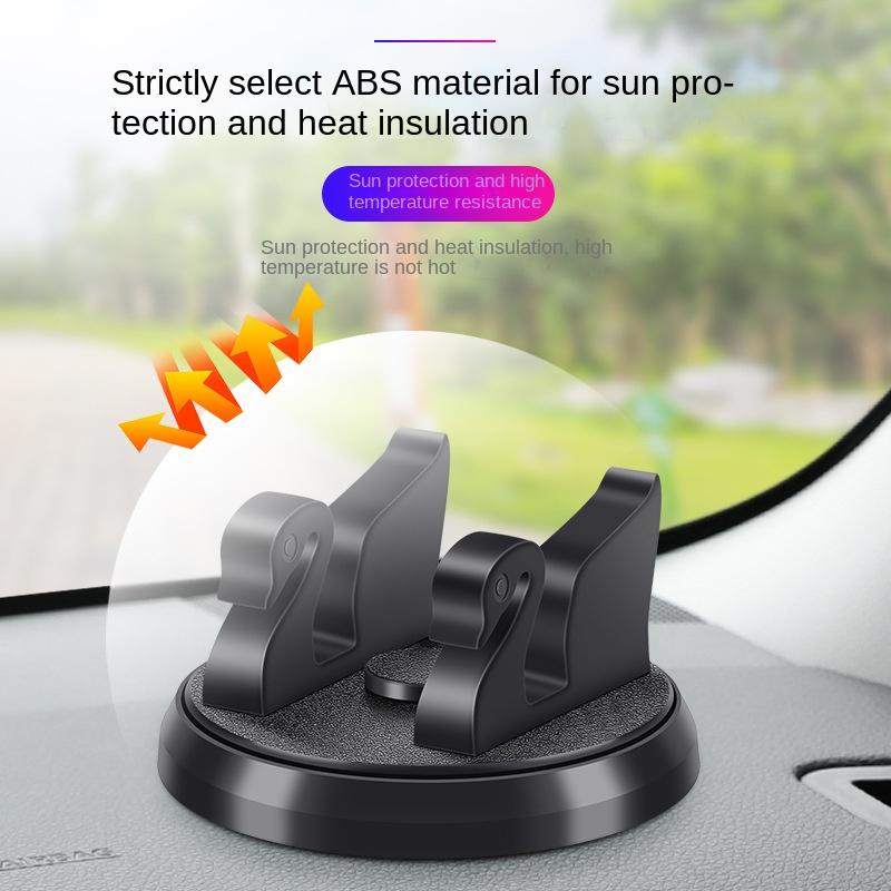 Giá Đỡ Điều Hướng Điện Thoại Di Động Gắn Trên Xe, Chất Liệu PVC, Xoay 360 Độ, Ổn Định Và Chống Trượt, Thích Hợp Cho Bảng Điều Khiển Ô Tô, Còn Hàng, Giá Đỡ Điện Thoại Ô Tô Phụ Tùng 3