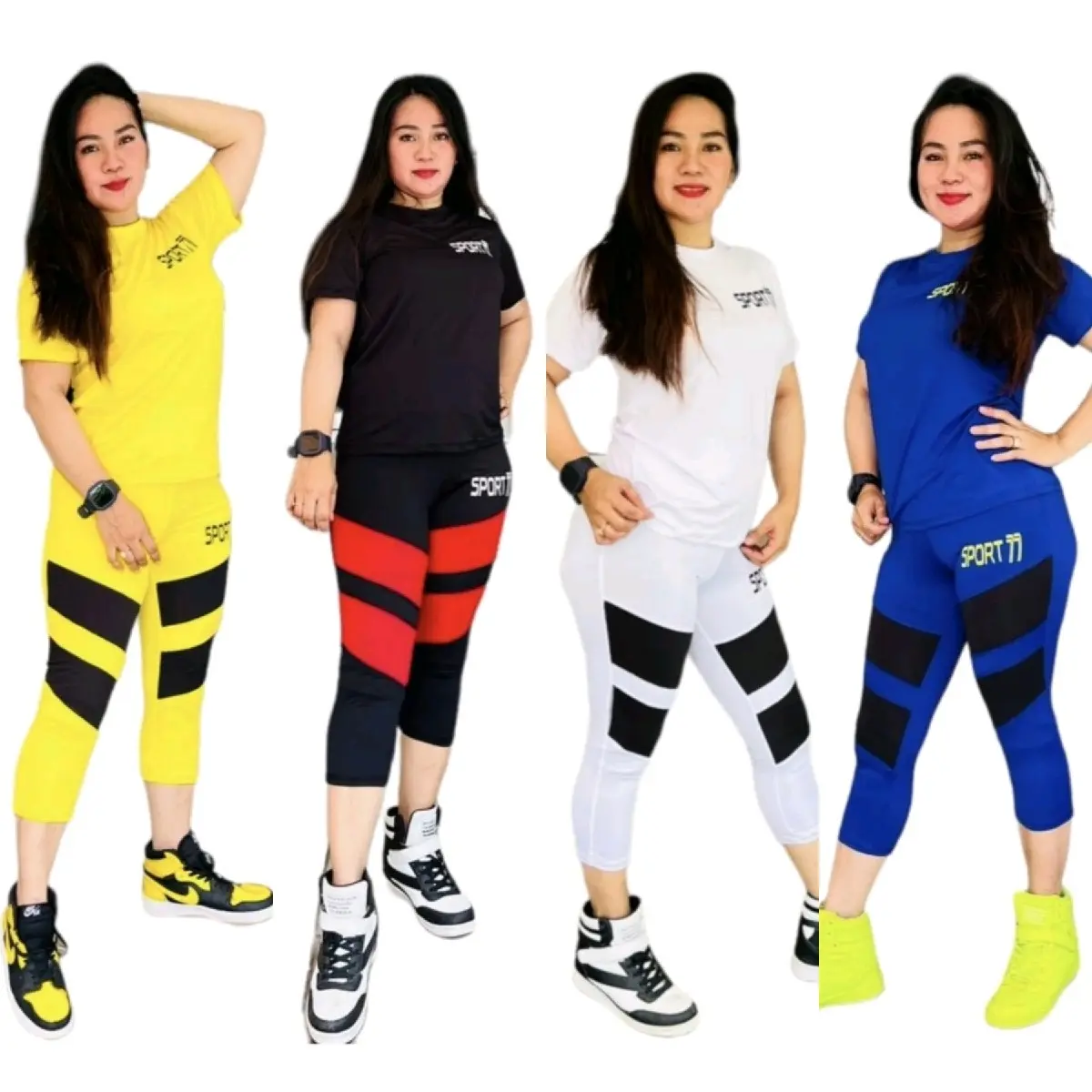 Setelan Sport 77 Wanita 7/8