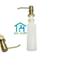 Gambar Tempat Sabun Cair Stainless HITAM 300ml TANAM -Soap Dispenser Sink A40 - Hitam dari Dunia Acc shop Kota Administrasi Jakarta Utara 3 Tokopedia