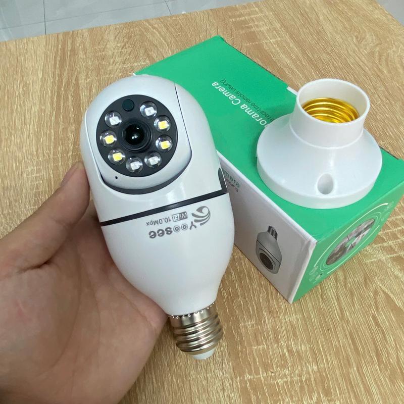 Camera Chui Bóng Đèn Yoosee 10Mpx, Ban Đêm Có Màu, Xoay 360 Độ, Cảnh Báo Chống Trôm, Đàm Thoại 2 Chiều, BH 12 Tháng, Camera Minh Tâm 3