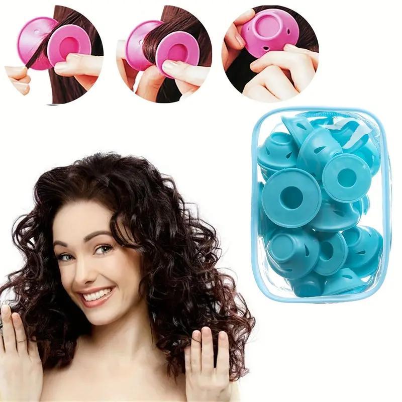 Foldable Hair Curler Set, 40pcs/box Hair Curling Tube, Heatless Hair Styling Tool, Professional Hair Styling Tools for Women & Girls 6