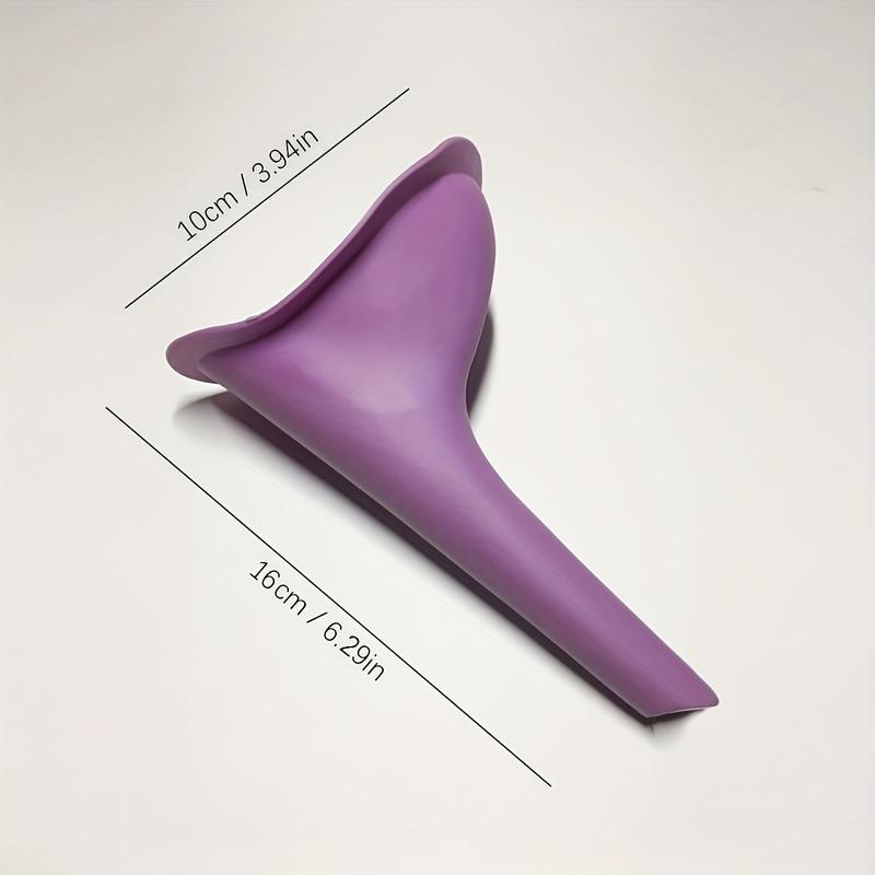 Product Introduction of 1pc Random Female Urination Device, Standing Urinals For Women, Reusable Silicone Urinal Foolproof Pee Funnel, Portable Urinal 2
