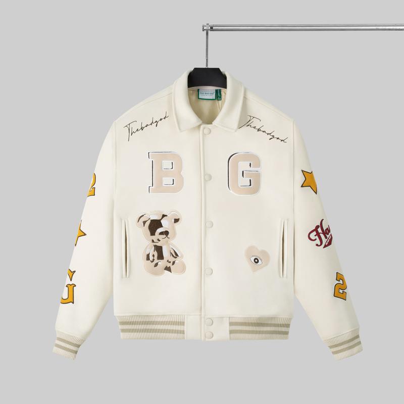 Áo khoác bomber varsity jacket The Bad God 2 Years Birthday Party