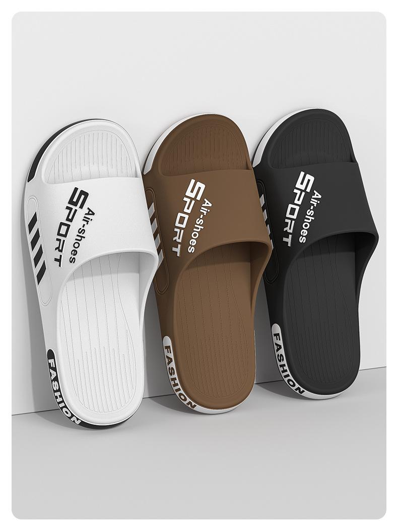 Product Introduction of Deodorant Slippers Men's Summer plus Size 2024 New Indoor Home Sandals Widened Non-Slip Sports Men's Shoes Wholesale 12