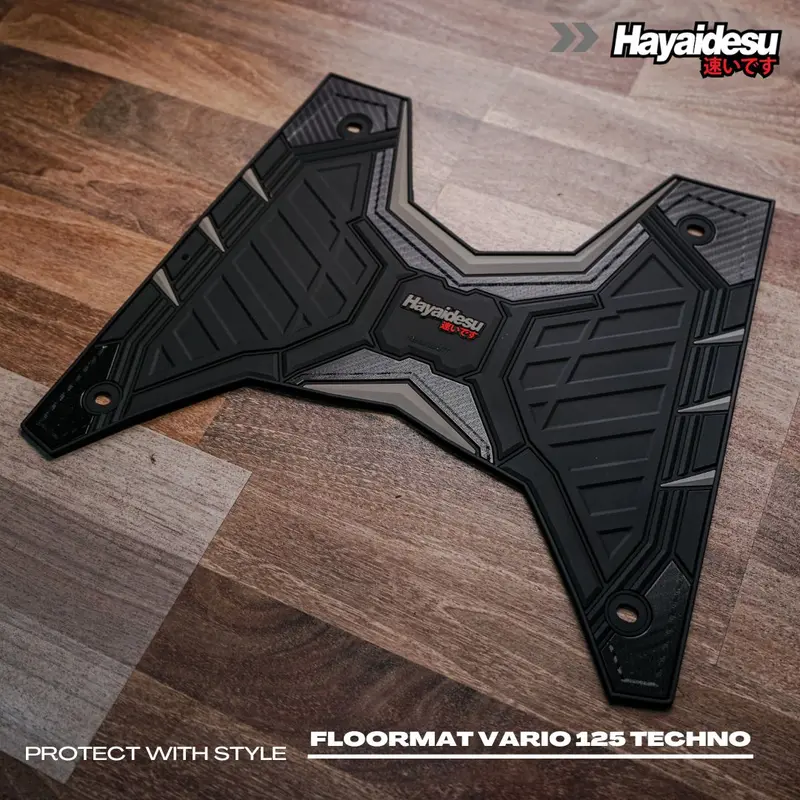 Hayaidesu Vario 125 Techno 2012-14 Karpet Motor Floor Mat - Premium Quality 3