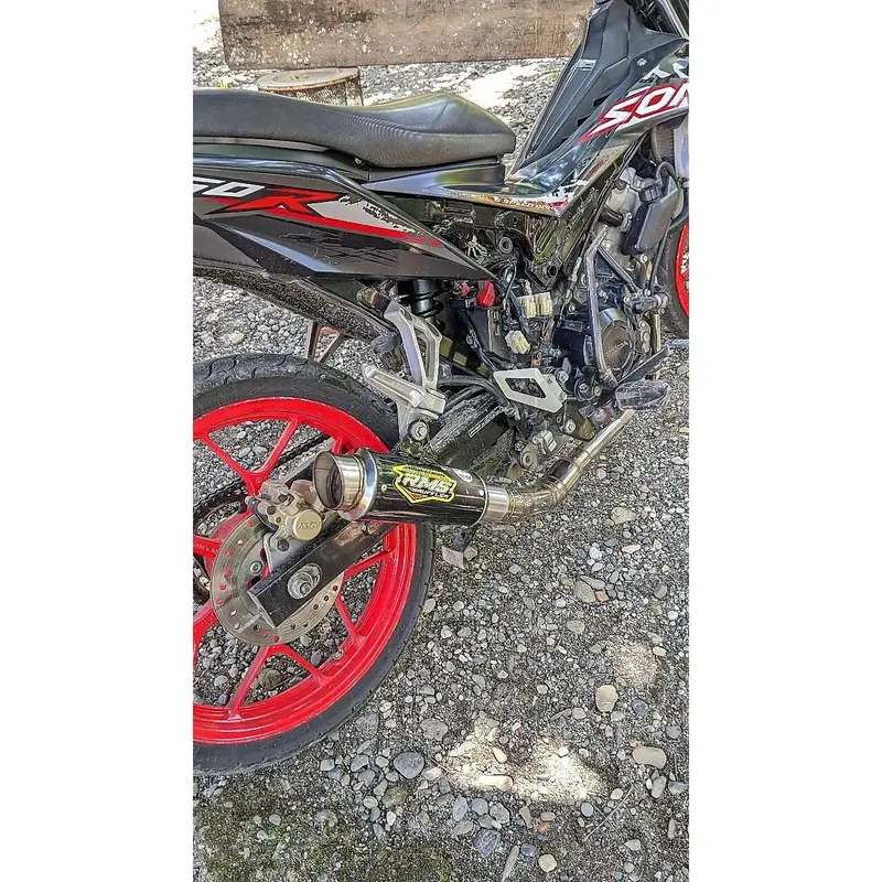knalpot Rms Fulset jupiter z vega r grand supra astrea supra 125 karisma blade revo fit absolute shogun smash rms muffler gp pro series 3