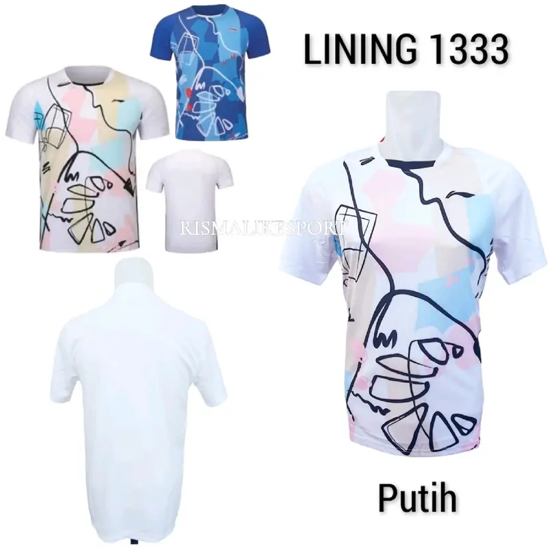 BAJU JERSEY BADMINTON BULUTANGKIS LINING 1333 GRADE ORI GO IMPORT LI-NING 2
