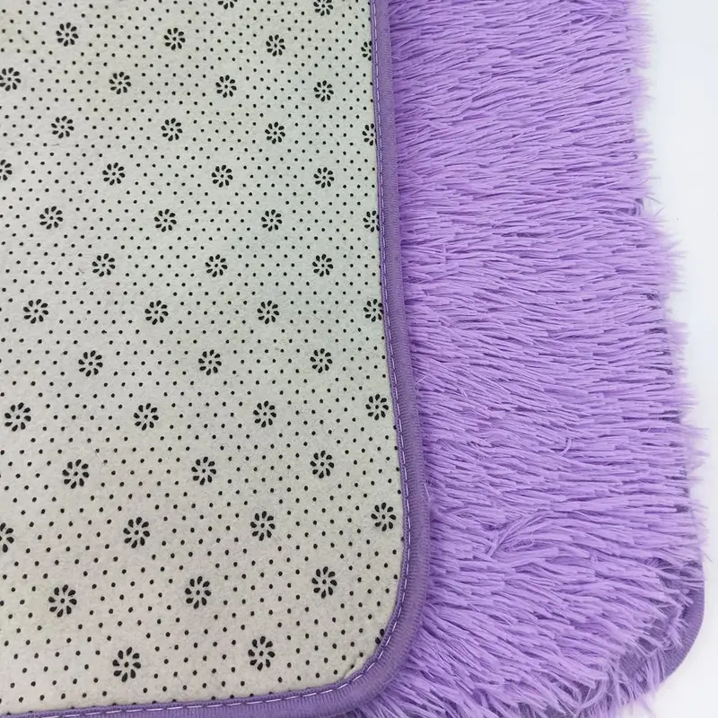 Soft Bath Mat Decoration Set, 3 Counts/set Summer Solid Color Soft Plush Toilet Seat, Anti-Slip Bath Mat, Household Products 3