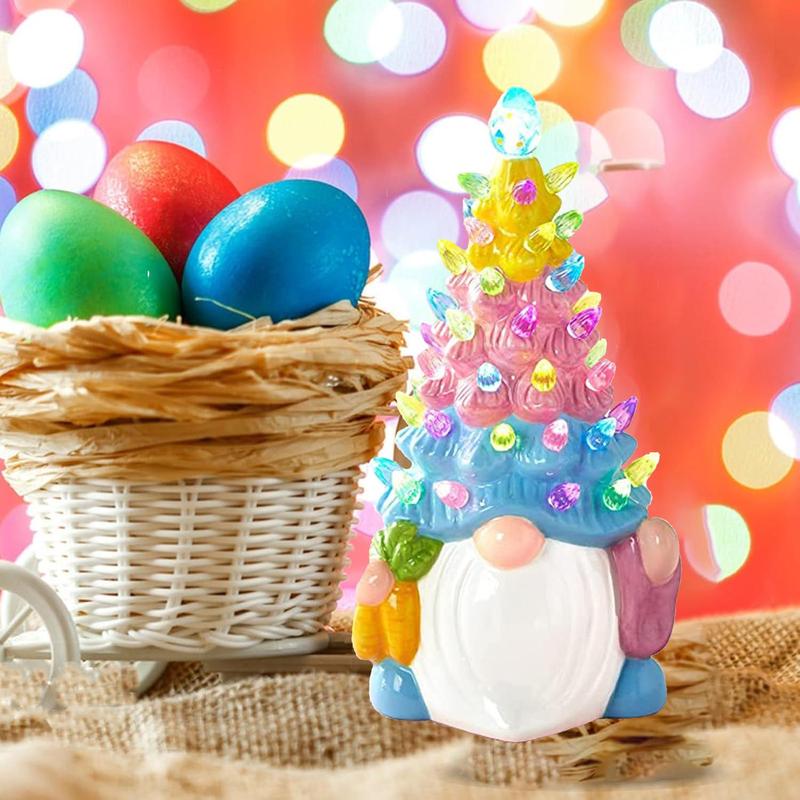 Product Introduction of Glowing Gnome Design Resin Ornament, 1 Count Cute Gnome Design Decorative Crafts, Suitable for Home Living Room Bedroom Desktop Valentine's Day Decoration, Naughty Gnomes Garden Ornament 3