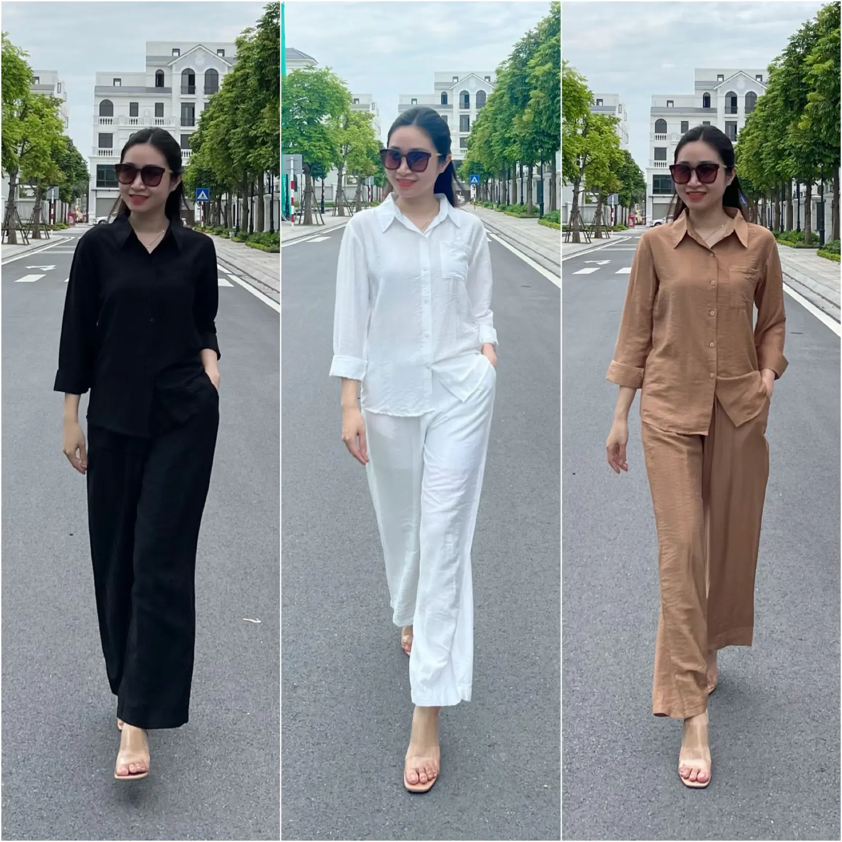 Sét quần dài, Sét áo dài tay quần ống sớ