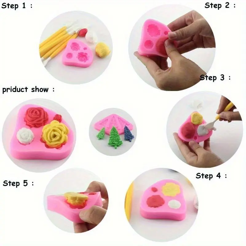 Vintage Window Door Shaped Cake Border Silicone Mold, 1 Count Fondant Cake Decorating Tool, Cupcake Candy Chocolate Mold, Baking Accessories 5