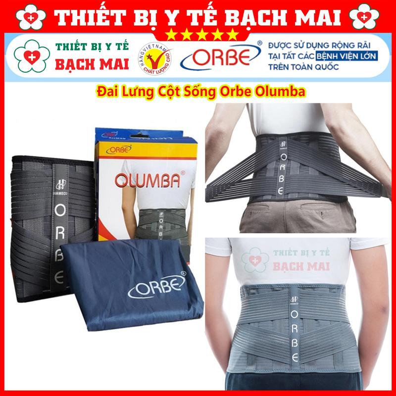 Đai Lưng OLUMBA ORBE Hỗ Trợ Đau Lưng Thoát Vị, Thoái Hóa Cột Sống