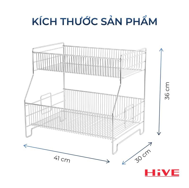 Product Introduction of Giá úp chén bát HiVE SB 1 tầng, 2 tầng Nhà Bếp 7