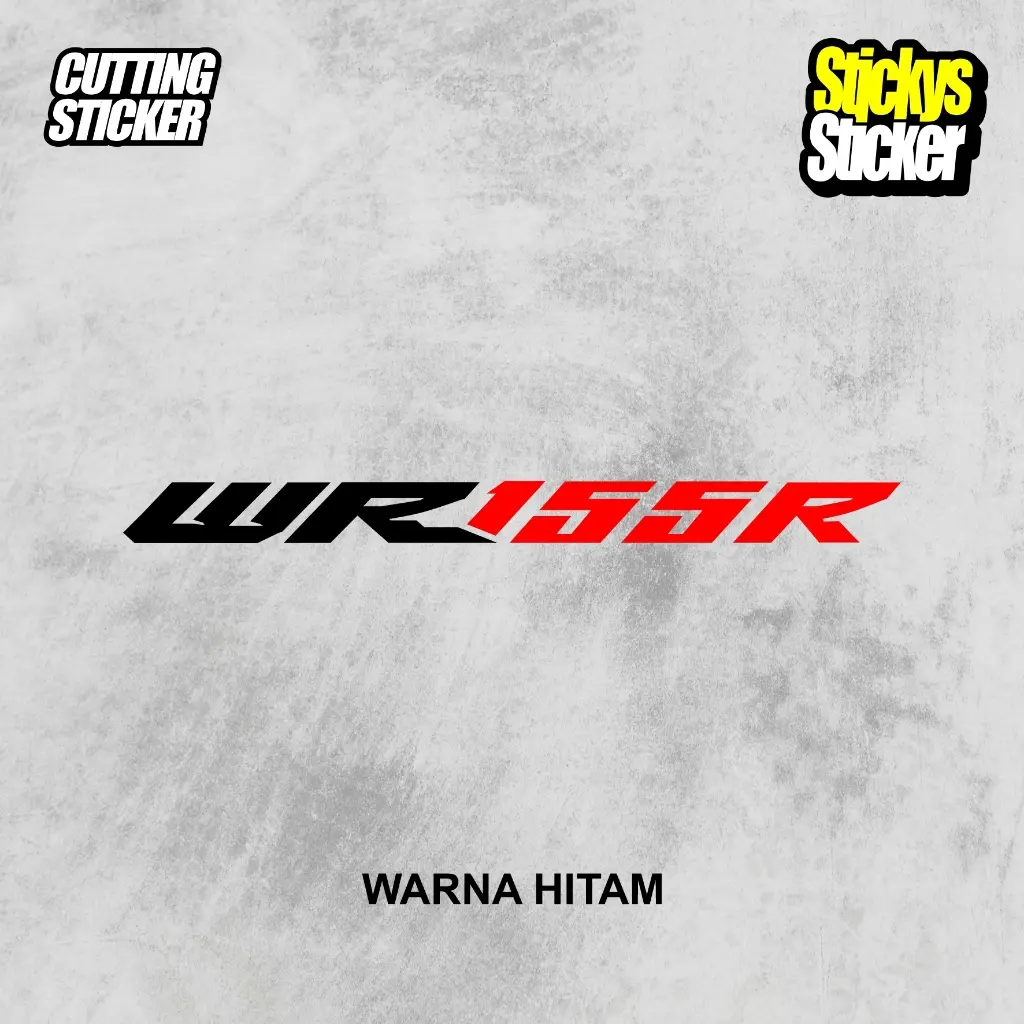 Sticker logo WR155 cutting sticker YAMAHA WR 155 6 pilihan warna dan ...