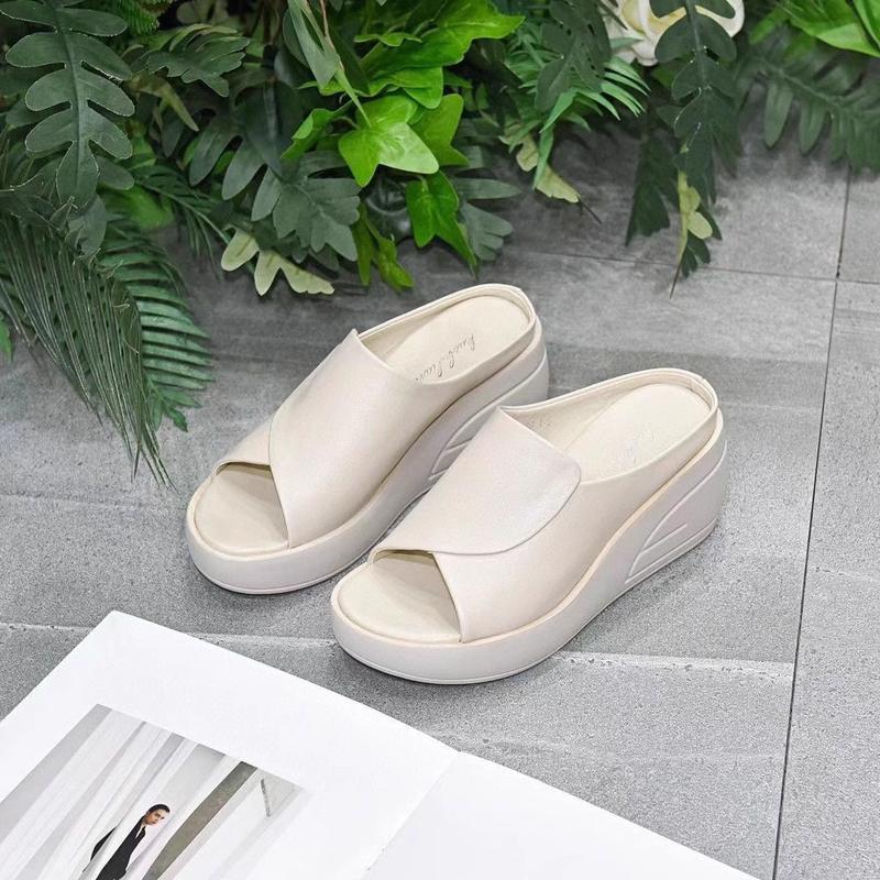 Product Introduction of DÉP DA CAO CẤP HỞ MŨI CAO 7CM Nữ DéP Shoes 6
