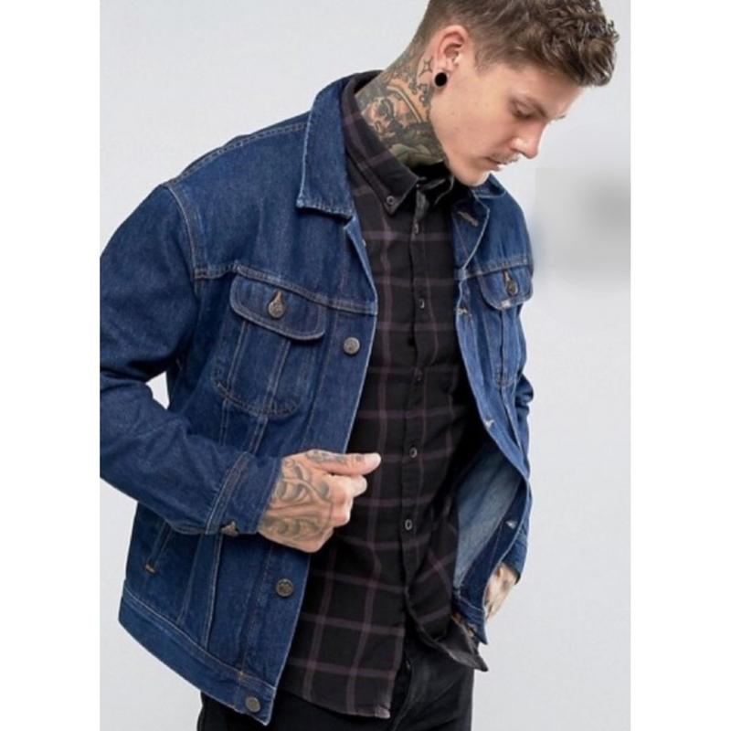 Jaket Jeans Premium Pria Wanita Oversize Nyaman Tebal Denim 2