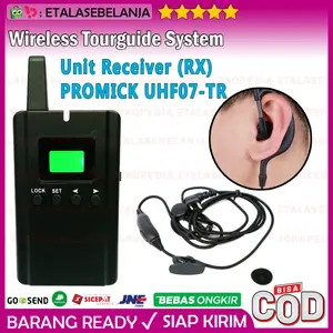 Unit Penerima Receiver Tambahan Audio Haji Umroh - PROMICK UHF07-TR