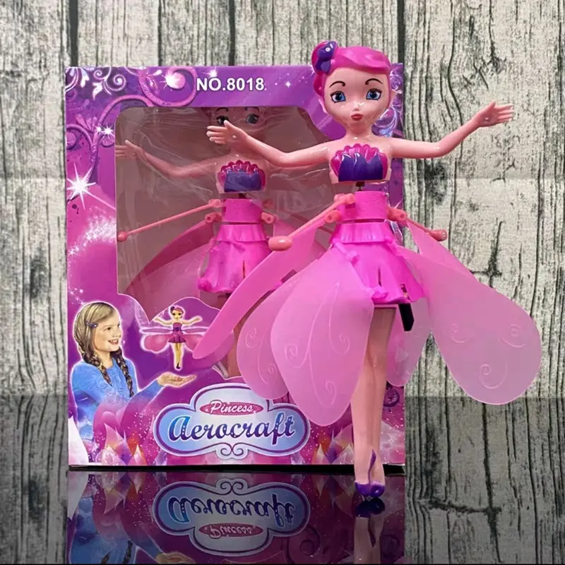 Búp Bê Bay Cảm Biến Phát Sáng , Đồ Chơi Bay Cảm Biến Phát Sáng Có Dây Sạc Toy 0
