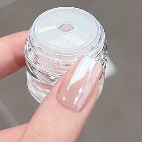  Hũ tráng gương trong suốt bóng lên được tất cả các nền màu thạch  phụ kiện làm nail nữ 