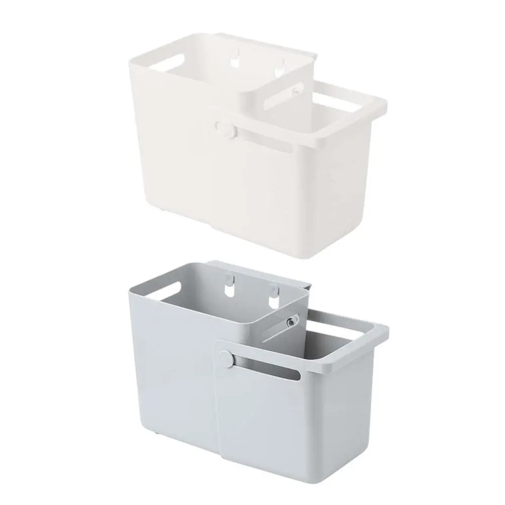 Kitchen Hanging Trash Can Extendable Compost Bucket Trash Can Wastebasket Recycling Food Waste Bin for Under Sink Bathroom RV