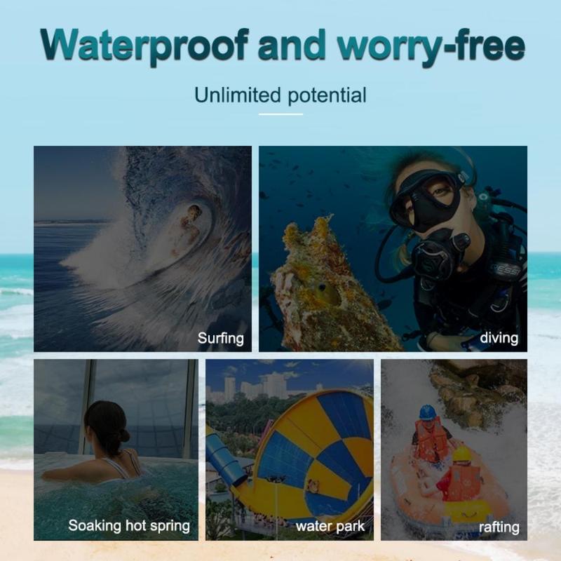 Waterproof Phone Case, Touch Screen TPU Outdoor Swimming Diving Mobile Phone Underwater Dry Bag, Universal Waterproof Case 6
