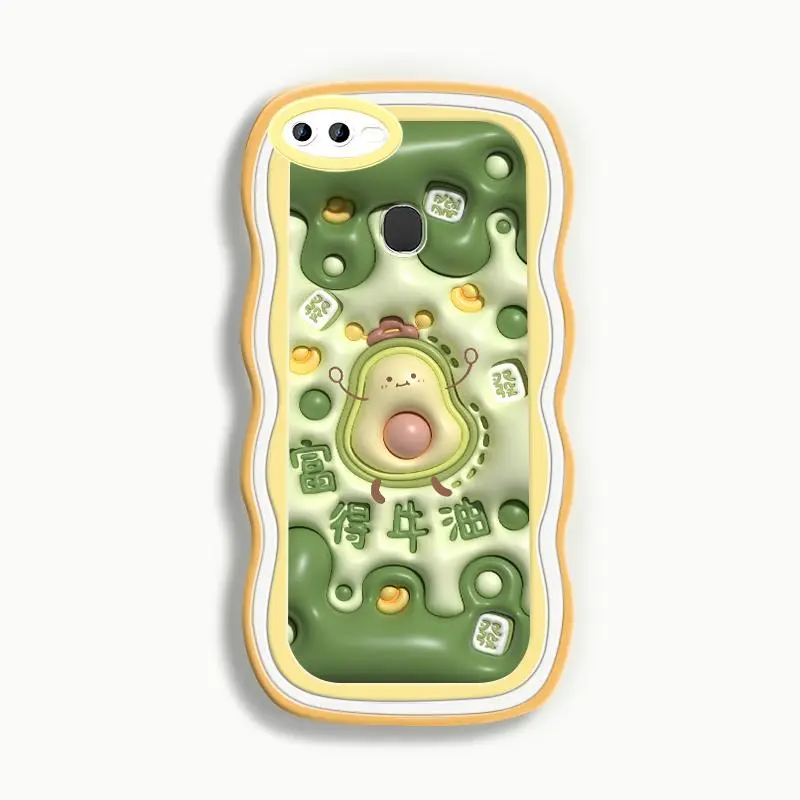 Casing Untuk OPPO A7 A7n A71 2017 2018 A72 A74 4G A74 5G A76 A77 4G A77s A78 4G A78 5G A79 5G A7x A8 A83 Silikon Pelindung Lensa Kamera Buah-buahan Bengkak Buah Soft Case Murah Ponsel Silicone 7