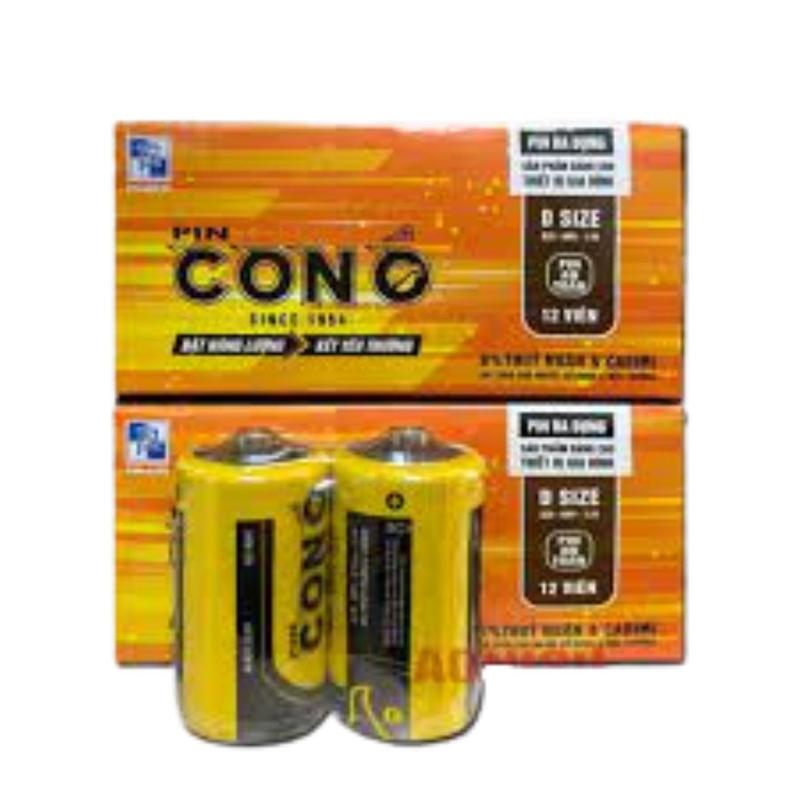 Pin Con Ó Đại Màu Vàng Pinaco Hộp 12 Viên Đa Dụng - Pin An Toàn. 2