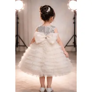 (MZS) {set mahkota} gaun pesta umpak mute pita besar