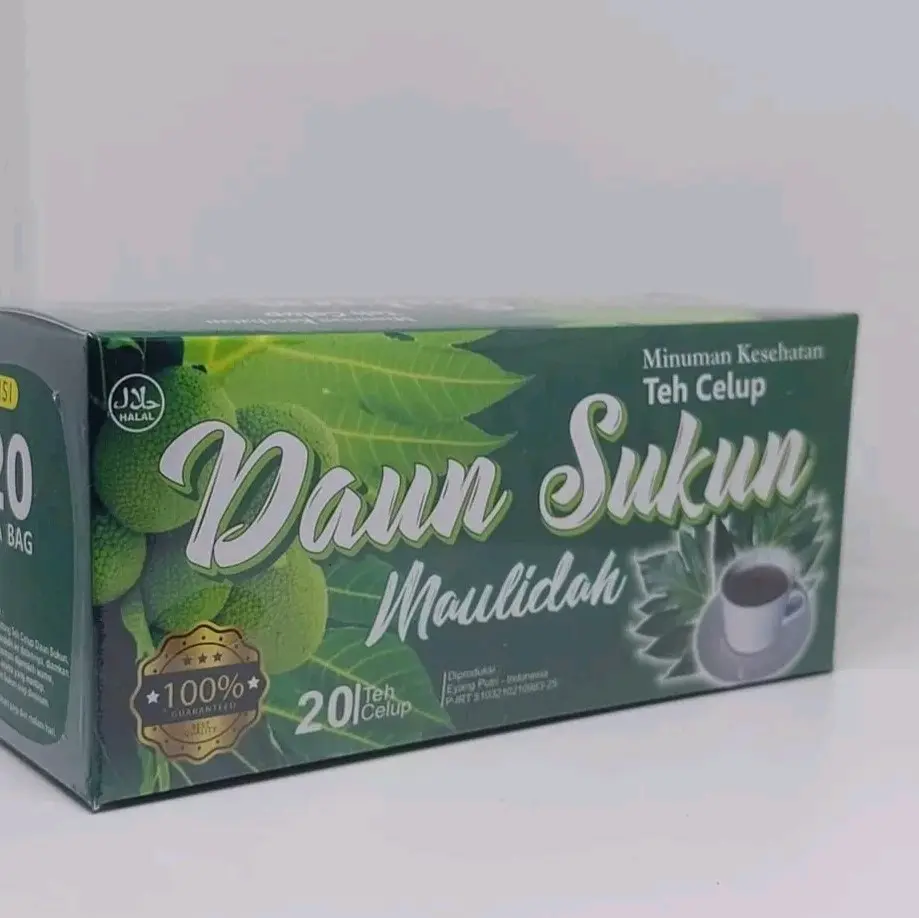 Teh celup daun sukun maulidah isi 20 bag
