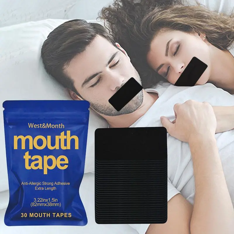 Sleep Mouth Tape, 1/2 Counts Sleep Mouth Care Tape, Body Care Tape for Improving Sleep Quality, Night Care Mouth Tape, Suitable for Men and Women