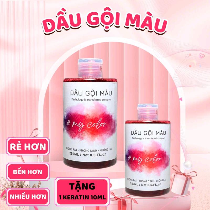 Dầu Gội Bù Màu CoCo Thế Hệ Mới 4IN1 Đa Sắc Màu HotTrend Với Hơn 10 Sắc màu Thời Trang Chăm Sóc Tóc đổi màu tóc Nhuộm Tóc daugoiphub  acthaoduoc daugoi cap