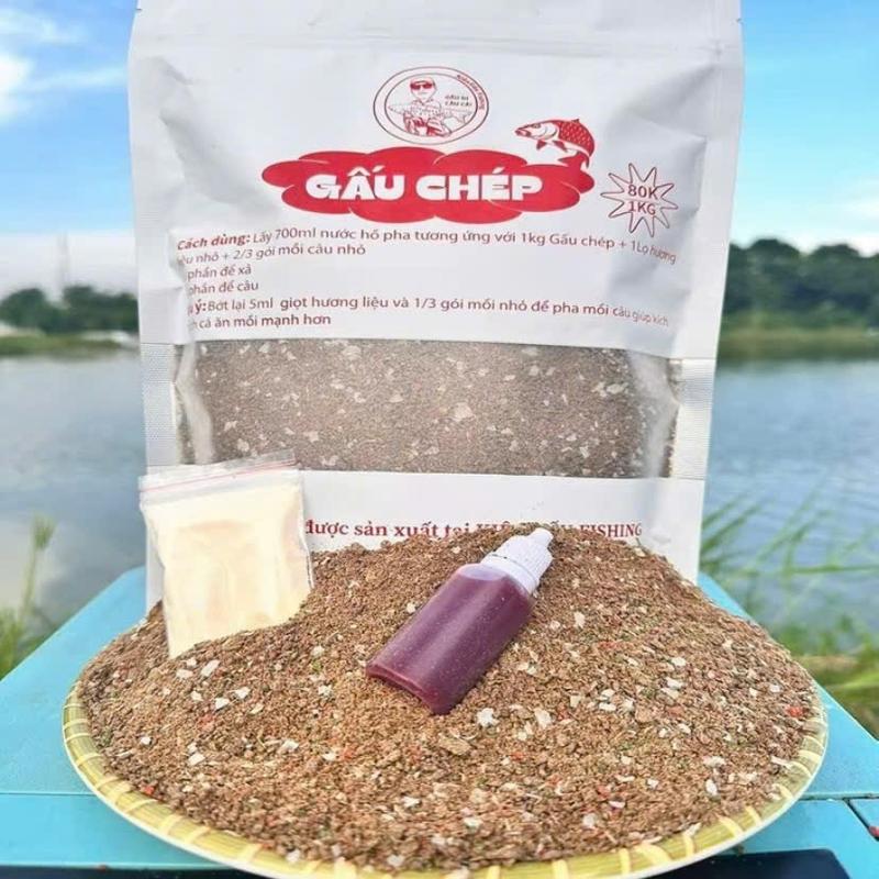Mồi Câu Cá Gấu Chép Kiên Gấu 1kg Có Sẵn Hương Liệu Câu Cá Chép Dịch Vụ Tự Nhiên Siêu Nhạy. Đi Câu Cá Đi Câu Bắt Cá Fishing mồi câu