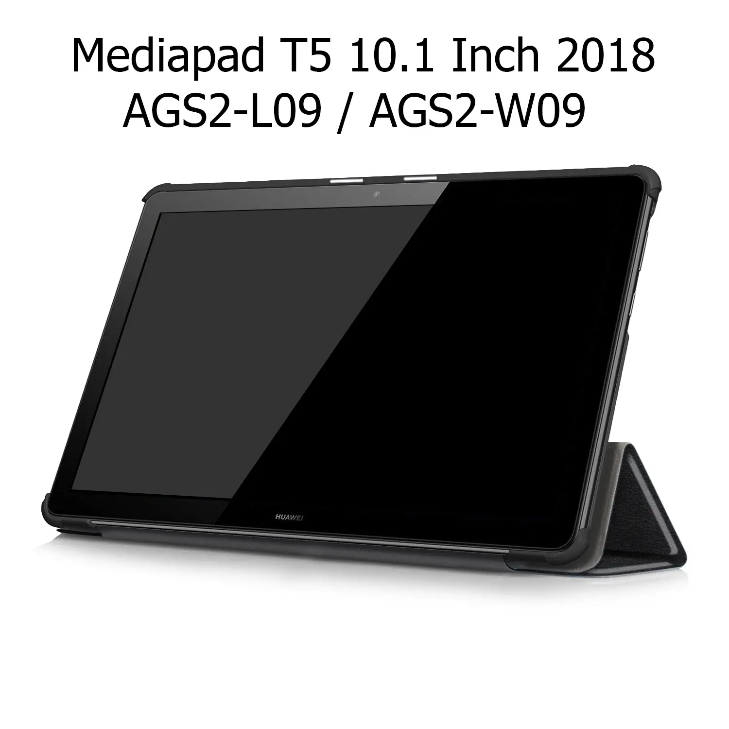 Bao Da Cover Dành Cho Huawei Mediapad T5 10.1 Inch AGS2-L09 / AGS2-W09 2018 Hỗ Trợ Smart Cover Phụ Kiện Ốp Case Máy Tính Bảng