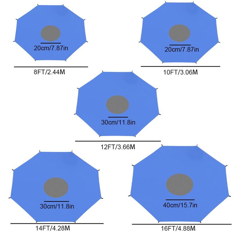 Product Introduction of Children's Outdoor Trampoline Sunshade T8B9 32