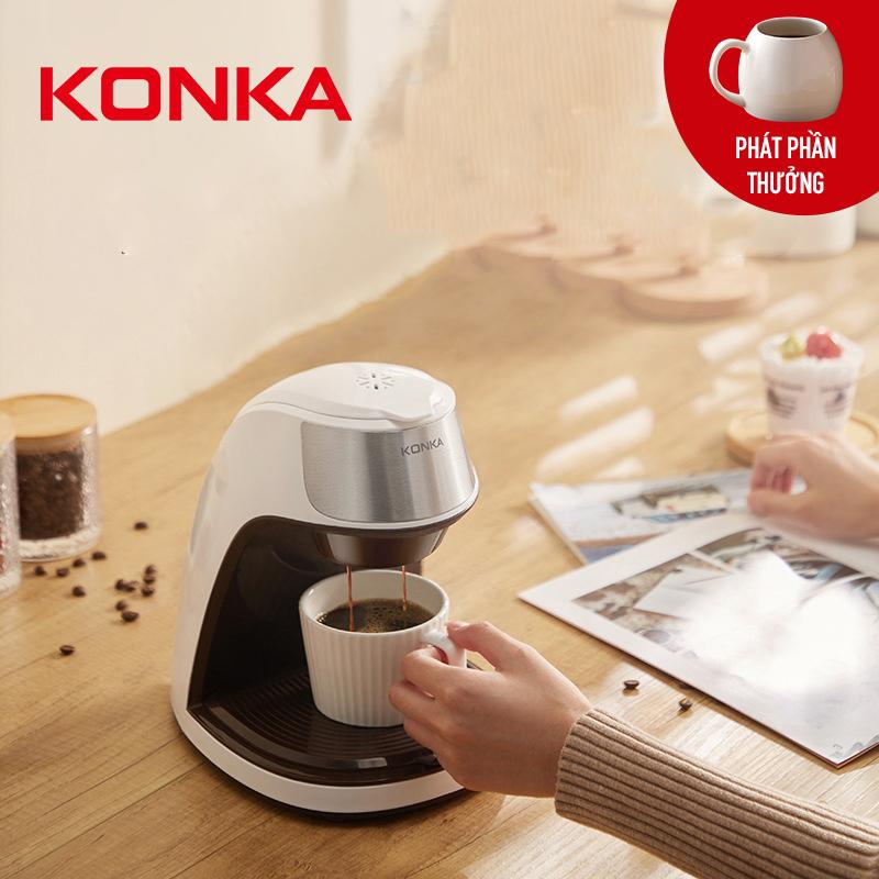  Máy Pha Cà Phê  Pha Trà Mini Tự Động Đa Năng KONKA 